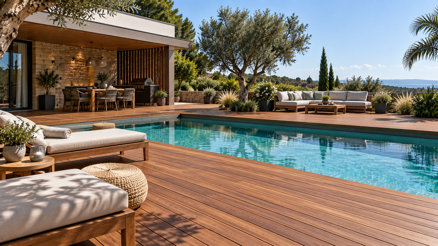 Terrasse bois sur mesure à Marans